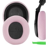 Geekria Replacement Ear Pads for Turtle Beach Stealth 400 Headphones (Pink)