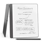 New Amazon Kindle Scribe (32 GB) – Redesigned display with uniform borders. Now write directly on books and documents. Includes Premium Pen – Tungsten Grey