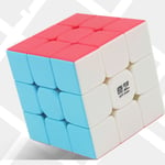 Moyu-Cube magique sans autocollant,casse-tête professionnel,cube de vitesse,jouets pour étudiants,3x3x3 - Type 3x3 Qiyi Warriors