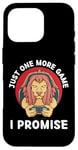 Coque pour iPhone 16 Pro Cute Lion, encore un jeu, je le promets à Lion Lover