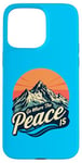 Coque pour iPhone 15 Pro Max Camping plein air amusant Go Where The Peace Is Homme/Femme Camper