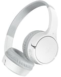 Belkin SoundForm Mini Kids Wireless Headphones with Built-In Microphone, 30H of Playback Time, & Fun Stickers - Over-Ear Headsets for Online Learning, School, Travel, iPhone, iPad, Galaxy - White