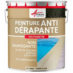 Arcane Industries - Peinture antidérapante sol extérieur escalier bateau carrelage béton bois métal solthane rd - 30 kg Ivoire Claire - ral 1015