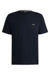 BOSS Mens Mix&Match T-Shirt R Embroidered-logo T-shirt in stretch cotton