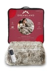 Dreamland Heated Throw Hygge Days Luxury Faux Fur Warming Throw Electric Blanket