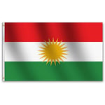 Kurdistan Flagga - 150 x 90 cm