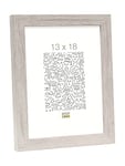 Deknudt Frames S45RH1 Cadre Photo Moulure Bloc Bois Blanc 13 x 18 cm