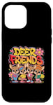 Coque pour iPhone 12 Pro Max Design Deer Friends Kids – Animaux adorables