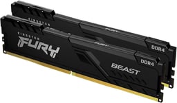 FURY Beast 32GB (2x16GB) 3600MHz DDR4 CL18 Mémoire Kit pour PC Kit de 2 KF436C18BBK2/32.[V1249]