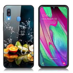 Samsung Fantasy Galaxy A40 kuoret - Hedelmät Monivärinen