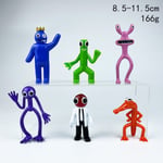 6st Roblox Rainbow Friends Figurer Leksak Tårta Ornament Julpresent - Perfet