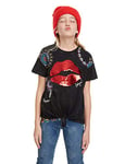 Desigual T- Shirt Frankfort Fille,Gris (GRIS OSCURO 2006) , 5/6 ans ( taille du fabricant : 116 cm )