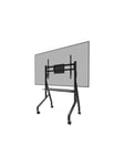 Neomounts FL50-525BL1 cart - sturdy - for flat panel - floor stand - black 76 kg 86" 100 x 100 mm