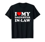 I Love My Daughter-In-Law Heart T-Shirt