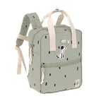 LÄSSIG Mini Square Backpack Happy Print s light olive