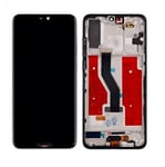 Ecran LCD + Vitre tactile TFT sur châssis Huawei P20 Pro Noir + outils