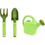 Kit petit jardinier accessoires pour enfant en plastique Petits outils + arrosoir