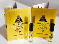 Paco Rabanne 1 Million Elixir Parfum Intense Spray/Vial Sample 1.5ml x 2