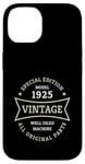 Coque pour iPhone 14 Vintage 100e anniversaire Né en 1925 Vintage 100 ans Cadeau