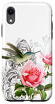 Coque pour iPhone XR Protective Phone Case for Cute Girls Women Humming Bird