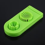 (Green)Egg Slicer Dual Function Vegetables Cutter Kitchen Gadgets For Home