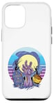 Coque pour iPhone 12/12 Pro Main de zombie effrayant Halloween Trick or Treats lune