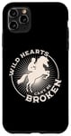 Coque pour iPhone 11 Pro Max Wild Hearts Can't Be Broken Horse Rider Dressage équestre