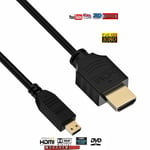 Micro Usb To Hdmi 1080p Cable Tv Av Adapter Mobile Phone Tablets Hdtv-1.5 Metre