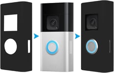 Coque en Silicone Compatible avec Ring Video Doorbell 2ème génération/Ring Doorbell Battery Plus - Protégez Votre Sonnette vidéo Ring Contre Les Reflets du Soleil, Les UV et Les intempéries