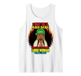 I May Be A Bad Girl But I'm A Damn Good Woman Melanin Queen Tank Top