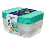 Sistema Nest It Meal Prep Mint 1,9 L - 5 pk Oppbevaring av mat Hjem & Fritid Kjøkken