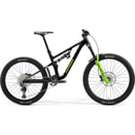 MTB Merida One-Sixty FR 600 Svart/Grön Long 2024