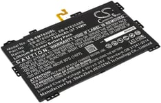 Kompatibelt med Samsung Galaxy Tab S4 10.5 2018, 3.8V, 7300 mAh