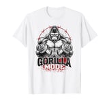 Gorilla Mode Workout Exercise Lifting Weights Strong Gym T-Shirt