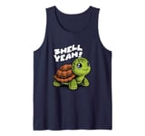 Funny Turtle Saying, Shell Yeah Tank Top