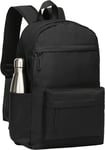 SAKUTANE Black Backpack 21Litre Waterproof School Bag 15.6 Inch Laptop Rucksack