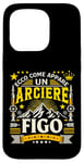 Coque pour iPhone 15 Pro Un Arciere Figo - Regalo Per Arciere Tema Tiro con l'arco