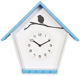 NeXtime 3109bl Cuckey Horloge Bois Bleu 30,5 x 33 x 11 cm