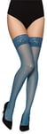 Merry Style Collant Bas Fin Transparent Autofixant pour Porte-jarretelles Lingerie Sexy Sous-vêtements Femme MS 200 15 DEN (Turquoise Foncé, XS-S)