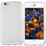 mumbi Coque de protection pour iPhone 6 6s gel silicone Blanche Transparente