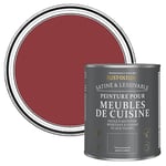 Rust-Oleum Peinture Rouge pour Meubles de Cuisine, Finition Satinée - Bordeaux 750ml