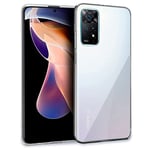 Coque Cool Silicone pour Xiaomi Redmi Note 11 Pro/Note 11 Pro 5G Transparent