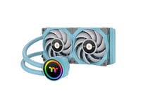 Thermaltake Cl-W319-Pl12tq-A, Alt-I-Ett Væskekjøler, 12 Cm, 500 Rpm, 2000 Rpm, 22,3 Sone, Turkis