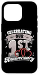 iPhone 16 Pro 1st Wedding Anniversary Celebrating 1 Year Matching Gift Case