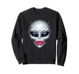 Alien with Full Beautiful Lips Sweatshirt