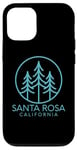 Coque pour iPhone 13 Santa Rosa California Retro Wine Country Napa Vacation 707