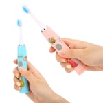 Kids Electric Toothbrushes Cartoon Pattern Battery Powered Soft Brush Hair W GHB