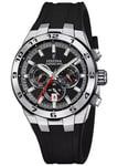 Festina F20671/6 Men's Chrono Bike 2024 (44.5mm) Black Dial Watch