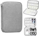 Voyage Accessoires,Sac Électronique Organisateur Cable Organisateur De Câble Gris Essentiels Voyage Rangement Pour Câble Téléphone Portable Disque Dur Banque D'alimentation Cartes [Pho062712]