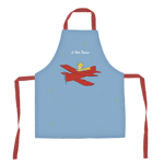 Tablier de cuisine pour enfants Kiub Le Petit Prince en avion (56x44cm)